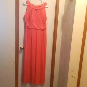 Coral Evening Gown